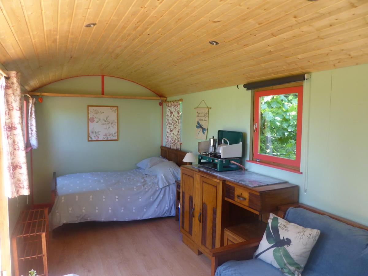 Rosa The Cosy Cabin - Gypsy Wagon - Shepherds Hut, River Views Off-Grid Eco Living Pedrogao Grande Εξωτερικό φωτογραφία