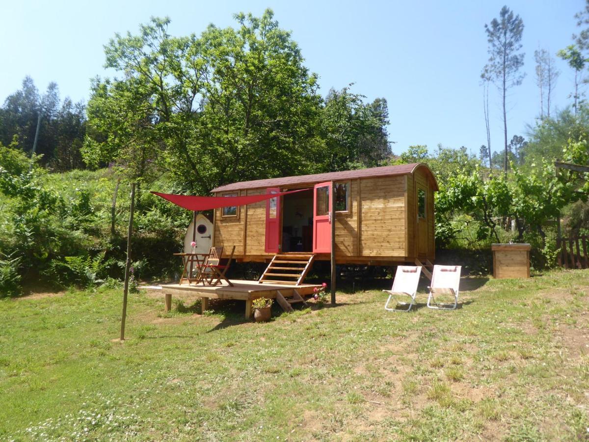 Rosa The Cosy Cabin - Gypsy Wagon - Shepherds Hut, River Views Off-Grid Eco Living Pedrogao Grande Εξωτερικό φωτογραφία