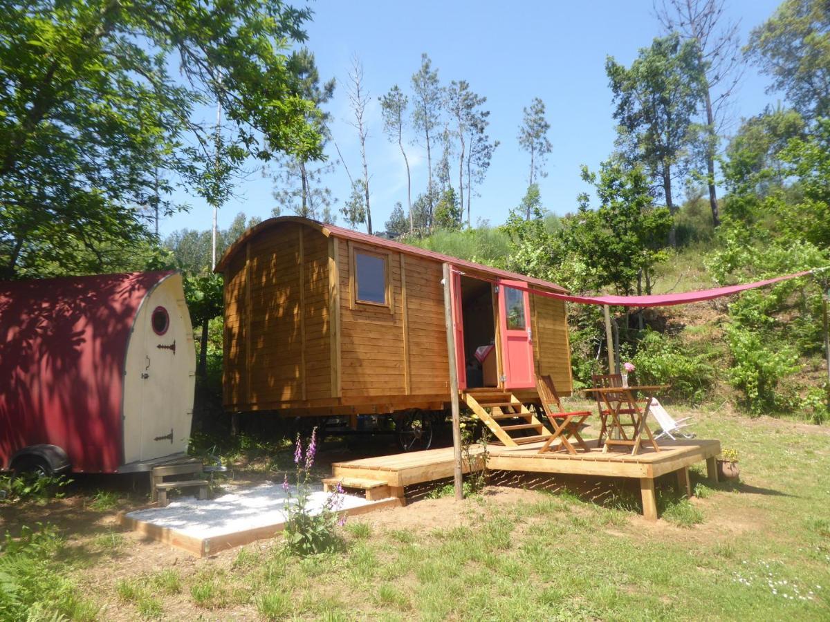 Rosa The Cosy Cabin - Gypsy Wagon - Shepherds Hut, River Views Off-Grid Eco Living Pedrogao Grande Εξωτερικό φωτογραφία