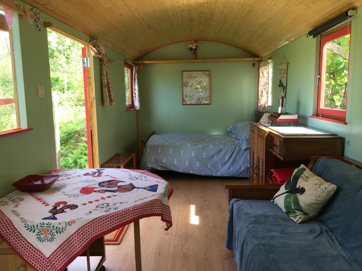 Rosa The Cosy Cabin - Gypsy Wagon - Shepherds Hut, River Views Off-Grid Eco Living Pedrogao Grande Εξωτερικό φωτογραφία